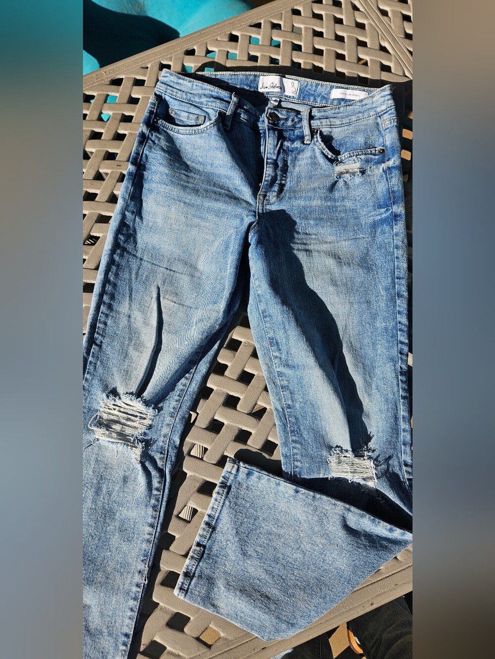 Sam Edelman - High Rise Slim Straight Leg Jeans - Size 29